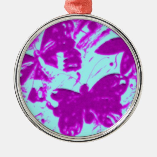 Butterfly Metalen Ornament (Voorkant)