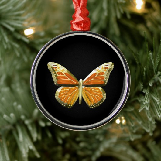Butterfly Metalen Ornament (Boom)