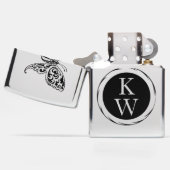  Butterfly Monogram (Geopend)