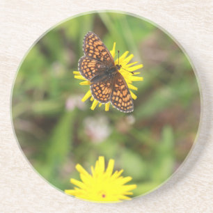 Butterfly - Mooi! Zandsteen Onderzetter