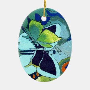 Butterfly Mosaic Gift Keramisch Ornament