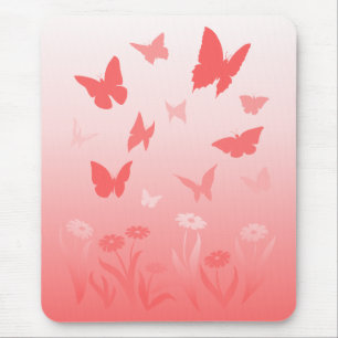Butterfly Mousepad Keepomwille Pink Butterfly Gift Muismat