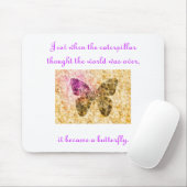 Butterfly Mousepad Muismat (Met muis)
