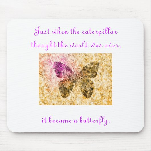 Butterfly Mousepad Muismat (Voorkant)