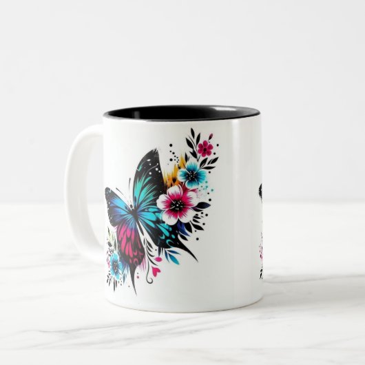 Butterfly mug (Devant gauche)
