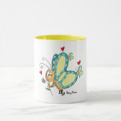Butterfly Mug Mok (Midden)