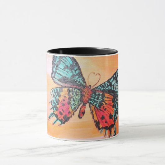 Butterfly Mug Mok (Midden)