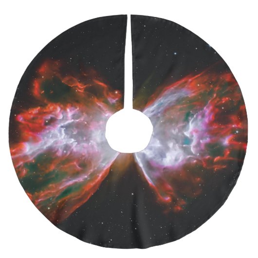 Butterfly Nebula astronomisch afbeelding Kerstboom Rok (Voorkant)