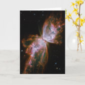 Butterfly Nebula Card Kaart (Gele Bloem)