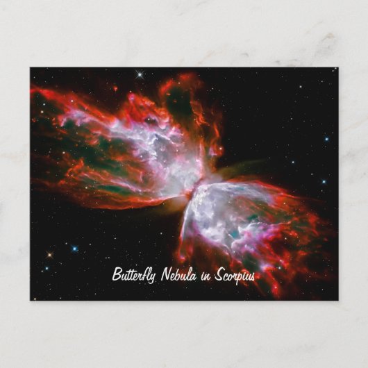 Butterfly Nebula in Scorpius Constellation Briefkaart (Voorkant)