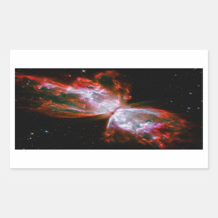 Butterfly Nebula in Scorpius Constellation Rechthoekige Sticker
