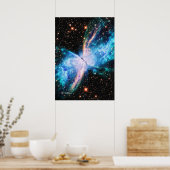 Butterfly Nebula NGC 6302 - poster (Keuken)