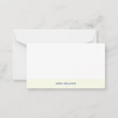 Butterfly Note Kaart Flat Option Notitiekaartje (Voorkant)