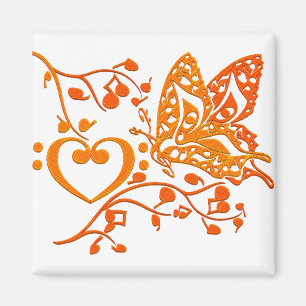 Butterfly_Notes Magneet