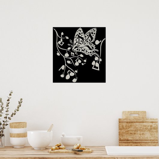 Butterfly_Notes Poster (Keuken)