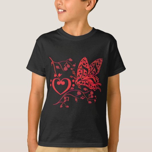 Butterfly_Notes T-shirt (Voorkant)