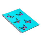 Butterfly Notitieboek Aqua Blue (Rechterzijde)