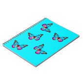 Butterfly Notitieboek Aqua Blue (Linkerzijde)