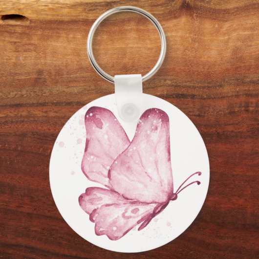 Butterfly Nursery Wall Art  Sleutelhanger (Achterkant)