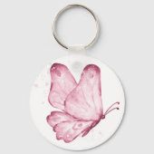 Butterfly Nursery Wall Art  Sleutelhanger (Achterkant)