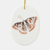  Butterfly Old Illustration Keramisch Ornament (Voorkant)