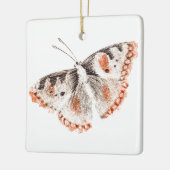  Butterfly Old Illustration Keramisch Ornament (Links)