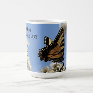 Butterfly on Floral: Vandaag kies ik Joy Koffiemok