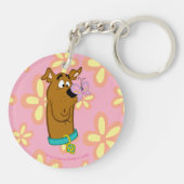 Butterfly on Scooby-Doo's neus Sleutelhanger (Achterkant)