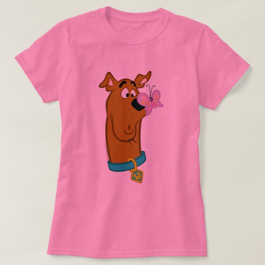 Butterfly on Scooby-Doo's neus T-shirt (Design voorkant)