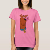 Butterfly on Scooby-Doo's neus T-shirt (Voorkant)