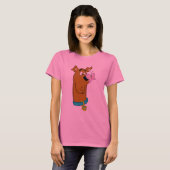 Butterfly on Scooby-Doo's neus T-shirt (Voorkant volledig)