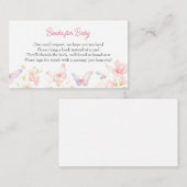 Butterfly on the Way Books voor Baby Enclosure Kaa Informatiekaartje (Voorkant / Achterkant)