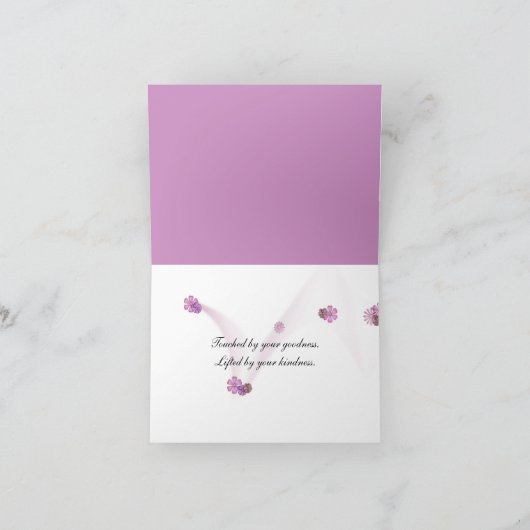 Butterfly on Window Dank u Bedankkaart (Binnen)