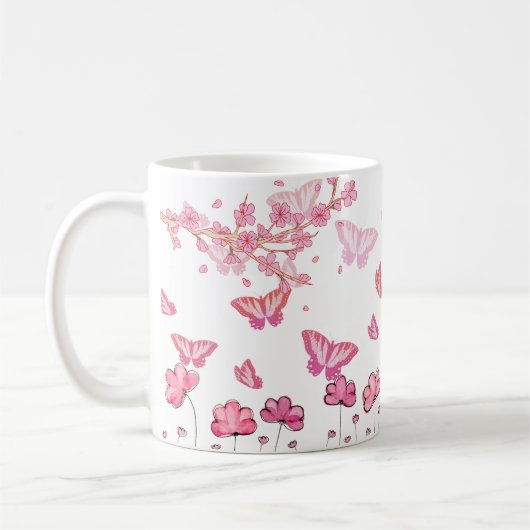 Butterfly Only Minimalistische Mok | GZ-factor fit (Links)