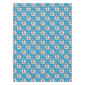 Butterfly op bloem patroon blauw ontwerp tafelkleed (Voorkant)