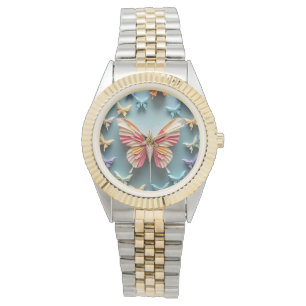Butterfly Origami Horloge