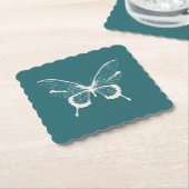 Butterfly Paper Coaster Kartonnen Onderzetters (Gebogen)
