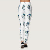 Butterfly Parade Leggings Vivid Blue Flight (Achterkant)