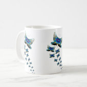 Butterfly Parade Mug – Vivid Flight in Color (Devant gauche)