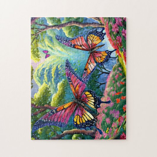 Butterfly Park 2 Vet en mooie puzzel Legpuzzel (Verticaal)