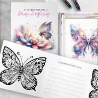 Butterfly Party Favor Kleuren en Journaling