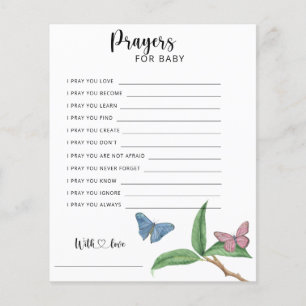 Butterfly - Party spel Gebed voor baby