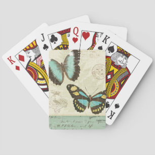 Butterfly-patchwork Pokerkaarten