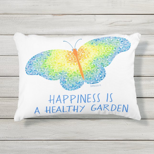 Butterfly Patio Accent Kussen (Voorkant)