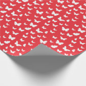Butterfly-patroon 2 cadeaupapier (Hoek)