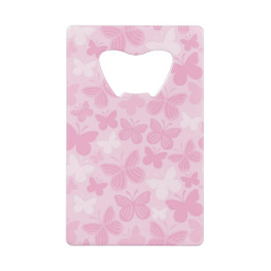 Butterfly-patroon 2 kredietkaart flessenopener