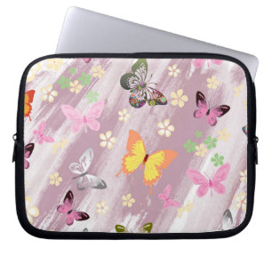 Butterfly Patroon 7 Laptop Sleeve