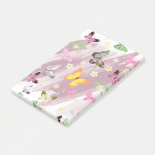 Butterfly Patroon 7 Post-it® Notes (Schuin)