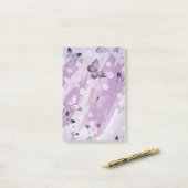 Butterfly Patroon 8 Post-it® Notes (Op bureau)