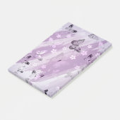 Butterfly Patroon 8 Post-it® Notes (Schuin)